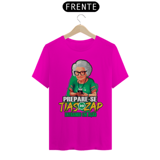 Nome do produto Camiseta Tias do Zap   ®