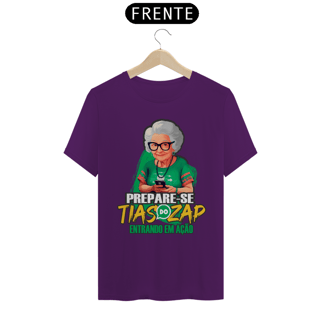 Nome do produto Camiseta Tias do Zap   ®