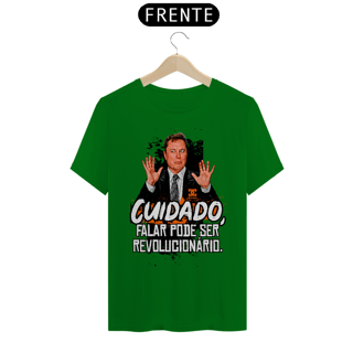 Nome do produto Camisa - Cuidado falar pode ser Revolucionário- Elon Musk