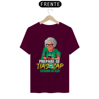 Nome do produto Camiseta Tias do Zap   ®