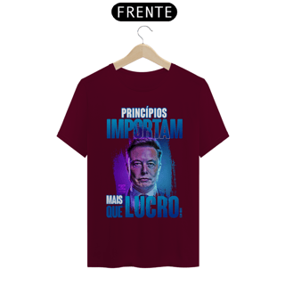 Nome do produto Camisa- Elon Musk - Principios 