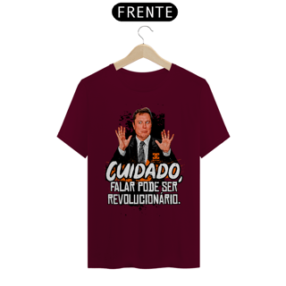 Nome do produto Camisa - Cuidado falar pode ser Revolucionário- Elon Musk