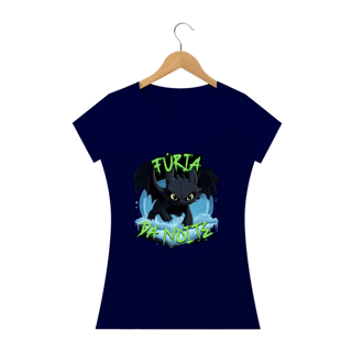 Nome do produtoBanguela, Fúria da Noite | Como Treinar seu Dragão - Camiseta Feminina