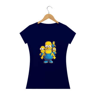 Nome do produtoMinions e Simpsons - Camiseta Feminina