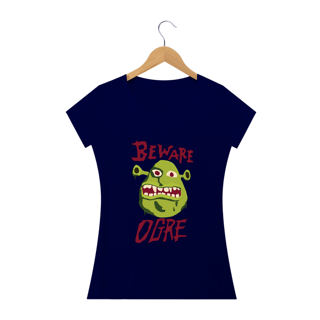 Nome do produtoCuidado Ogro | Shrek - Camiseta Feminina