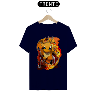 Nome do produtoCharmander, Charmeleon e Charizard - Pokemon | Camiseta Unissex