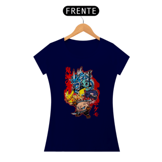 Nome do produtoPokemons em Demon Slayer | Camiseta Feminina