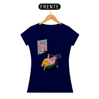 Nome do produtoPatrick e Majin Boo em Treino | Camiseta Feminina