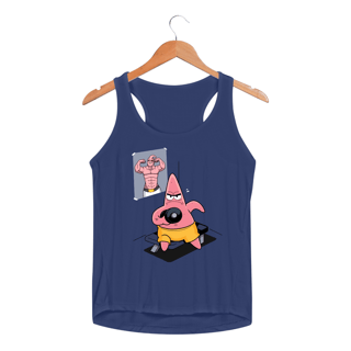 Nome do produtoPatrick Treino v2 - Bob Esponja | Regata Sport UV Feminina