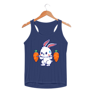 Nome do produtoCoelho Treinando | Regata Sport UV Feminina