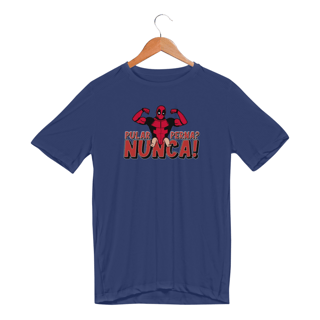Nome do produtoDeadpool Treino de Perna | Camiseta Sport UV