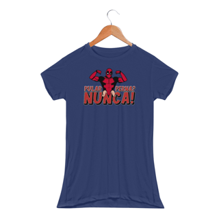Nome do produtoDeadpool Treino de Perna | Camiseta Feminina Sport UV