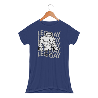 Nome do produtoDog Leg Day | Camiseta Feminina Sport UV
