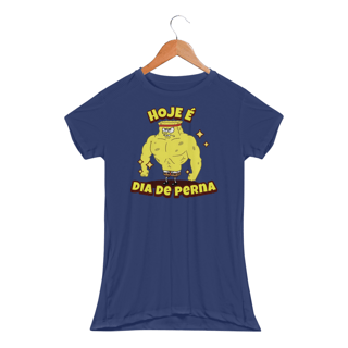 Nome do produtoBob Esponja Dia de Perna | Camiseta Feminina Sport UV