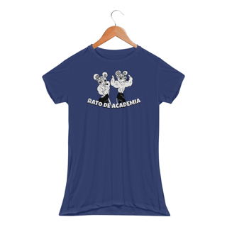 Nome do produtoRato de Academia - Ratos Demon Slayer | Camiseta Feminina Sport UV
