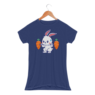 Nome do produtoCoelho Treinando | Camiseta Feminina Sport UV