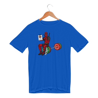 Nome do produtoDeadpool Treino de Perna v2 | Camiseta Sport UV