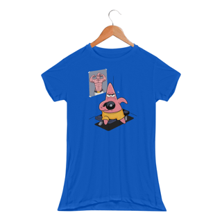 Nome do produtoPatrick Treino v2 - Bob Esponja | Camiseta Feminina Sport UV