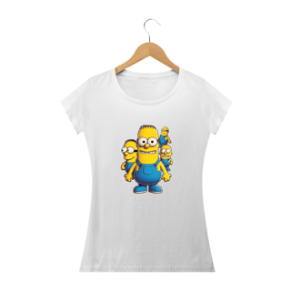 Nome do produtoMinions e Simpsons - Camiseta Feminina