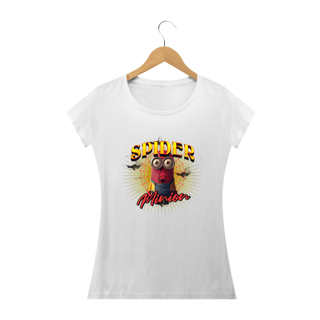 Nome do produtoSpider Minion | Minions e Homem Aranha - Camiseta Feminina