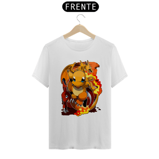 Nome do produtoCharmander, Charmeleon e Charizard - Pokemon | Camiseta Unissex