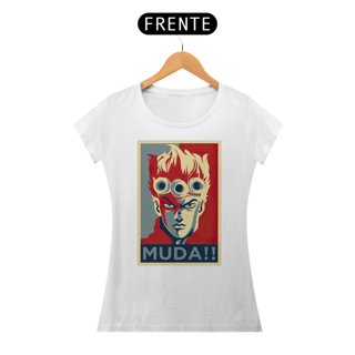 Nome do produtoGiorno, Muda - Jojo's Bizarre Adventure | Camiseta Feminina