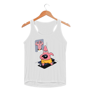 Nome do produtoPatrick Treino v2 - Bob Esponja | Regata Sport UV Feminina