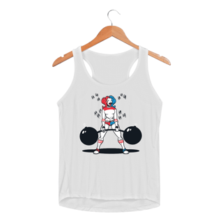 Nome do produtoArlequina Treinando | Regata Sport UV Feminina