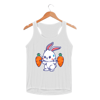 Nome do produtoCoelho Treinando | Regata Sport UV Feminina