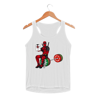Nome do produtoDeadpool Treino de Perna v2 - | Regata Sport UV Feminina