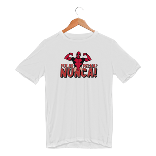 Nome do produtoDeadpool Treino de Perna | Camiseta Sport UV