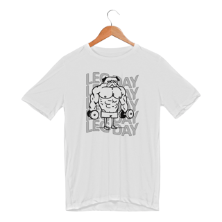 Nome do produtoDog Leg Day | Camiseta Sport UV
