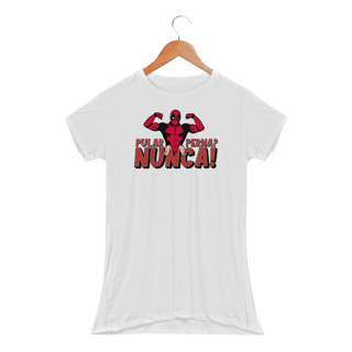 Nome do produtoDeadpool Treino de Perna | Camiseta Feminina Sport UV