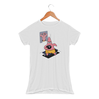 Nome do produtoPatrick Treino v2 - Bob Esponja | Camiseta Feminina Sport UV