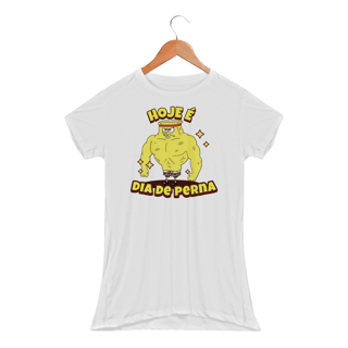 Nome do produtoBob Esponja Dia de Perna | Camiseta Feminina Sport UV