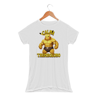 Nome do produtoPikachu Calma Trembolono - Pokemon | Camiseta Feminina Sport UV