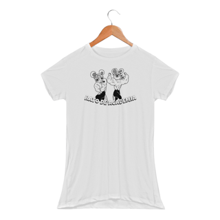 Nome do produtoRato de Academia - Ratos Demon Slayer | Camiseta Feminina Sport UV