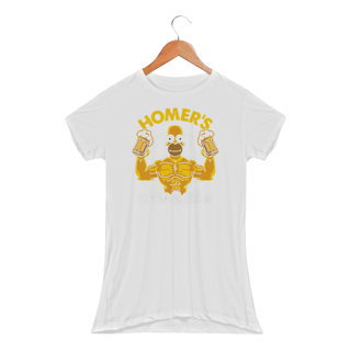 Nome do produtoHomer Simpson Musculoso | Camiseta Feminina Sport UV