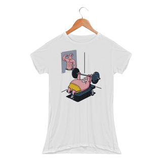 Nome do produtoPatrick Treino v1 - Bob Esponja | Camiseta Feminina Sport UV
