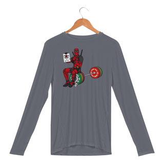 Nome do produtoDeadpool Treino - | Camiseta Manga Longa Sport UV