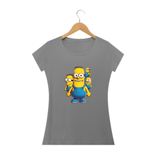 Nome do produtoMinions e Simpsons - Camiseta Feminina