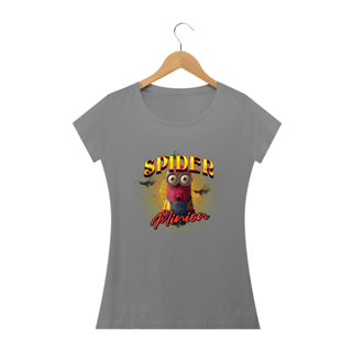 Nome do produtoSpider Minion | Minions e Homem Aranha - Camiseta Feminina