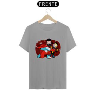 Nome do produtoOmni-Man & Invencível em Os Simpson | Camiseta Unissex