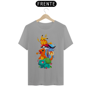 Nome do produtoQuarteto Pokemon 1 Geração | Camiseta Unissex