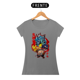 Nome do produtoPokemons em Demon Slayer | Camiseta Feminina