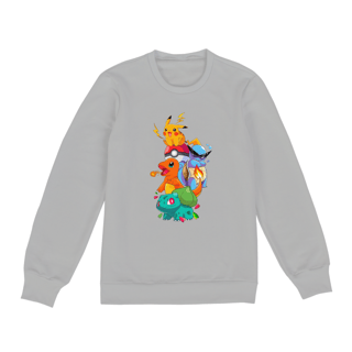 Nome do produtoQuarteto Pokemon 1 Geração | Moletom