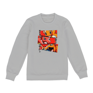 Nome do produtoEvolução Charmander, Charmeleon, Charizard - Pokemon | Moletom