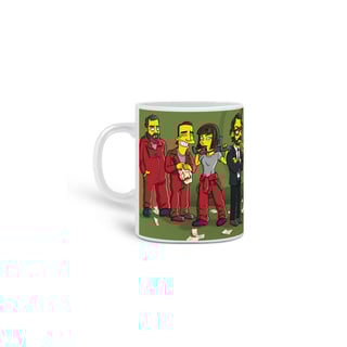La Casa de Papel Versão Simpson | Caneca