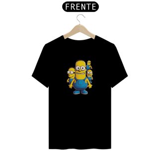 Minions e Simpsons - Camiseta Unissex