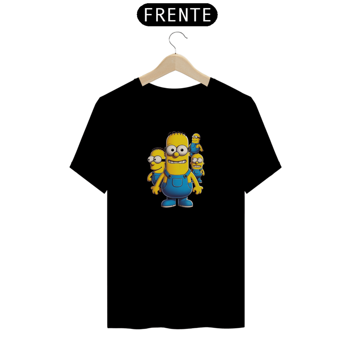 Minions e Simpsons - Camiseta Unissex Nome do produto: Minions e Simpsons - Camiseta Unissex